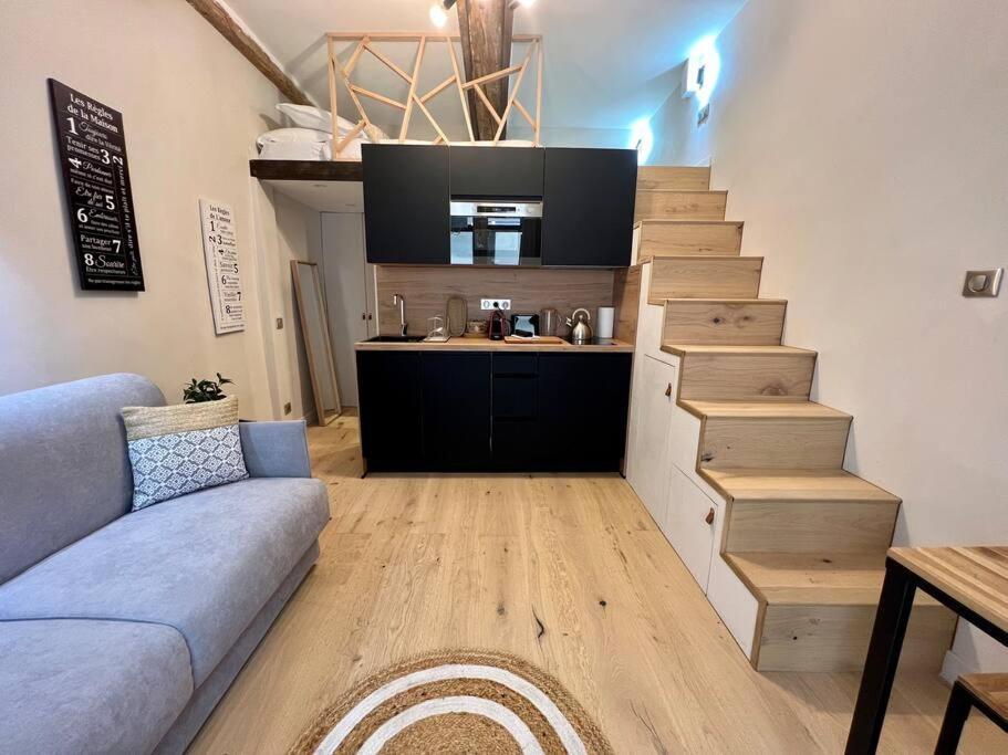 Antibes Cute Duplex Studio Extérieur photo